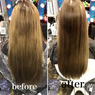 ロング カラー 今泉 周のヘアスタイル