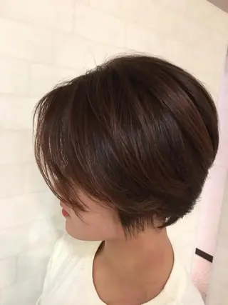 ショート Agu hair rupia 金沢店所属・金沢美容室/ 艶髪/夜営業/JINのヘアスタイル