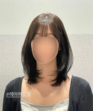 ミディアム ❤︎︎韓国ヘア❤︎︎ 𝑺𝒉𝒊𝒉𝒐のヘアスタイル