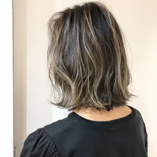 ミディアム カラー ブリーチカラー🌈 石垣翔太のヘアスタイル