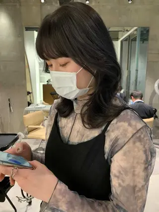 セミロング mina🪐立川駅/ レイヤー/ボブのヘアスタイル