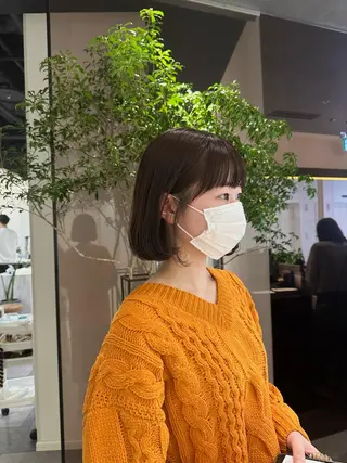 ショート カラー マツエク・マツパ 巻ける縮毛矯正/艶 カラーchika🩵のヘアスタイル