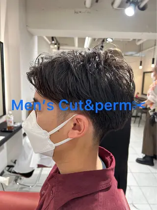 パーマ メンズ メンズパーマ/カラー /須藤　大貴のヘアスタイル