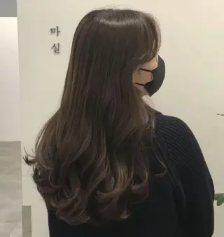ロング カラー JUNO韓国ヘア MIAN.⋆𝜗𝜚のヘアスタイル