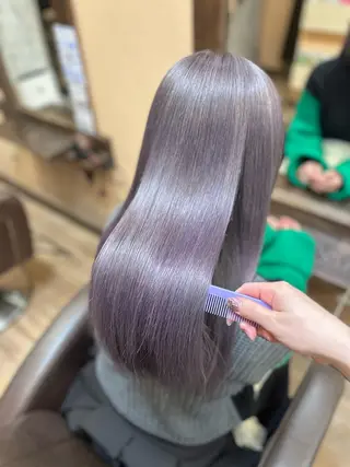 カラー ブリーチ🩵レイヤー Maho🐻‍❄️のヘアスタイル