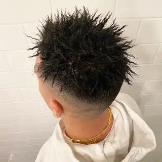 ショート カラー パーマ ヘアアレンジ メンズ キッズ ネイル マツエク・マツパ 中元 淳のヘアスタイル