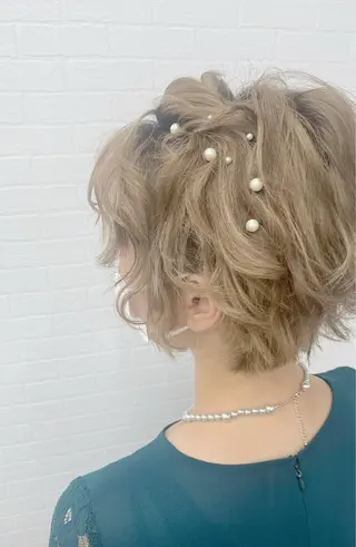 ショート ヘアアレンジ GRANLUSSO 〜グランルッソ駅前店所属・木口 嘉美のヘアスタイル