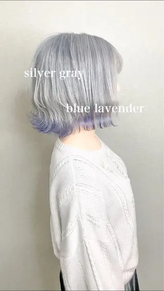 ミディアム カラー Selenehair 三条本店のヘアスタイル