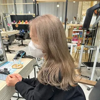 ロング カラー 艶カラー/縮毛矯正 /髪質改善/はるたのヘアスタイル