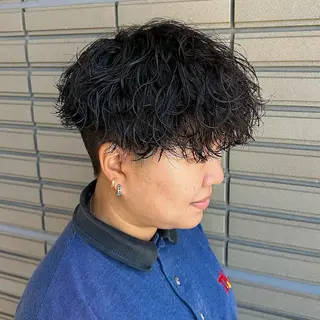 パーマ メンズ CYAN by acoron .池袋所属・メンズパーマ職人 ユキハシのヘアスタイル