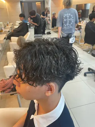 パーマ メンズ 北川 玲聖のヘアスタイル