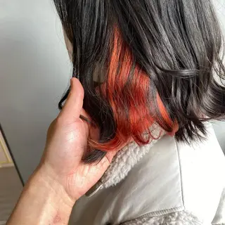 ミディアム カラー 🪐SOURCE 塚口　シマブクロ🪐のヘアスタイル