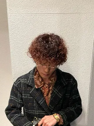 ショート パーマ メンズ arti所属・坂口 歩夢のヘアスタイル
