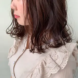 ミディアム カラー ヘアアレンジ 女性スタイリスト専門サロン Zina 天神所属・NANA/trend style🕊🍑のヘアスタイル