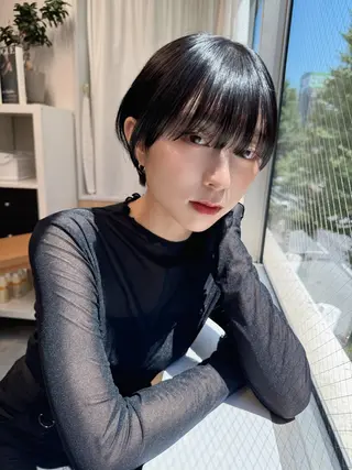 ショート 似合わせのプロ🌿 ショート/銀座/れんのヘアスタイル