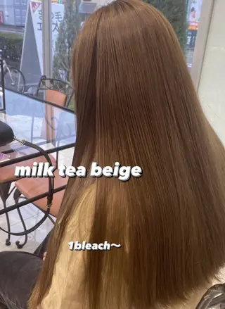 ロング カラー 韓国ヘア/髪質改善 /艶カラー/sahoのヘアスタイル