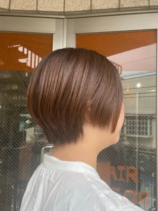 ショート カラー 🌈月1夜モデル募集 📩ください⭐️のヘアスタイル