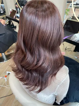 ロング カラー 個性派/ブリーチ ＊ほのかのヘアスタイル