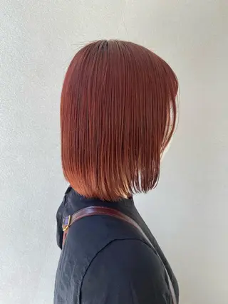 ショート カラー ヘアアレンジ satsuki 暖色・ブラウンカラーのヘアスタイル