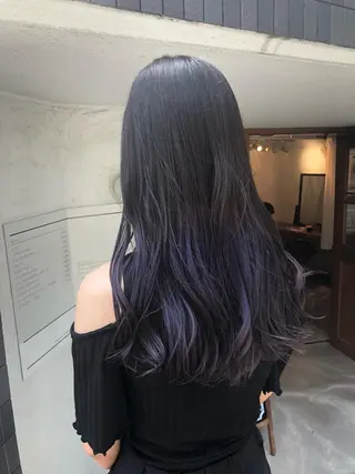 カラー FUJINO RYOのヘアスタイル