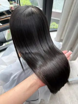 ロング カラー パーマ 恵比寿髪質改善✨ MARIAのヘアスタイル