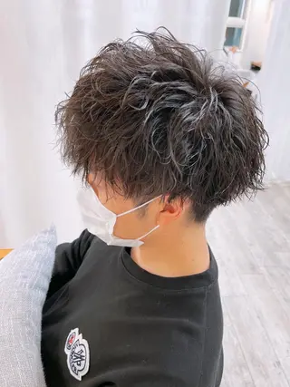 ショート パーマ メンズ メンズ専門 Stylist吉川のヘアスタイル