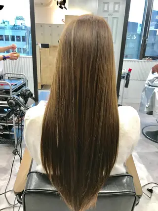 ロング カラー 色気レイヤー& ショートはお任せ🌟のヘアスタイル