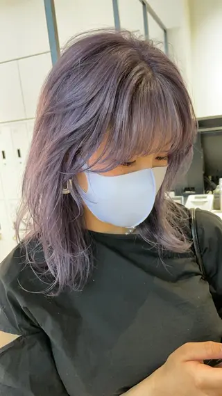 ミディアム カラー 🇰🇷カルマパーマ kaito🇰🇷のヘアスタイル