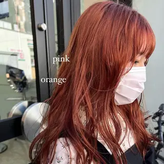 ロング カラー arisa/暖色 /伏見/レイヤーのヘアスタイル