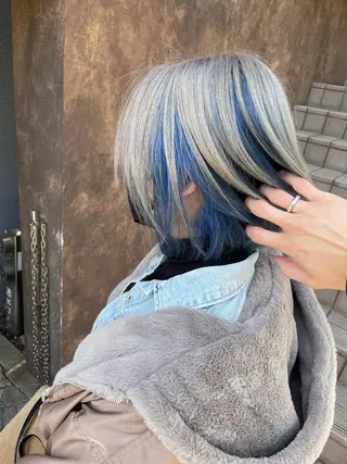 ショート カラー yossy/髪質改善 /ダブルカラーのヘアスタイル