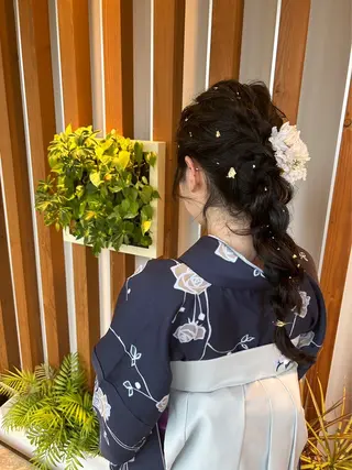 ヘアアレンジ 貝本 遥那のヘアスタイル