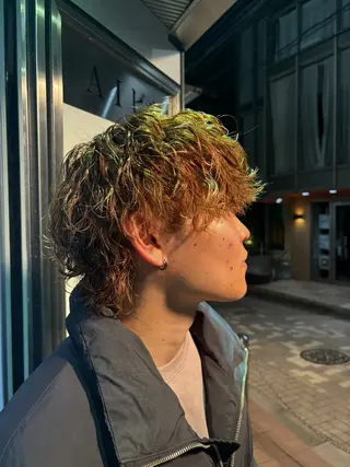 ショート パーマ メンズ 11.12月限定割引 fifth前比嘉💥のヘアスタイル