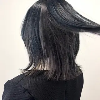 ミディアム カラー パーマ ヘアアレンジ パク・ボミン小野リエ 韓国ハーフ🦊のヘアスタイル