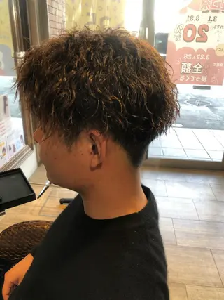 ショート パーマ メンズ メンズパーマ/ スパイキー/神田正紀のヘアスタイル