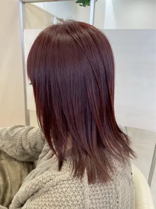 セミロング 齋藤 美悠のヘアスタイル