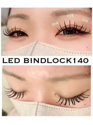 マツエク・マツパ シュガーレイ所属・バインドロック🦋 アンドヘルシーのマツエク・マツパデザイン