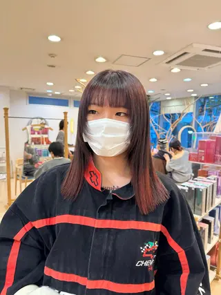 ミディアム 🌝kurauchi erika🌝のヘアスタイル