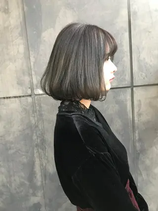 ミディアム No1韓国風レイヤー &カチモリ✨ /サキのヘアスタイル