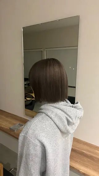 ショート 💭透明感/艶髪🫧 haluki🫧‪のヘアスタイル