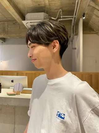 メンズ レイヤーカット/ ダブルカラー/櫻井のヘアスタイル