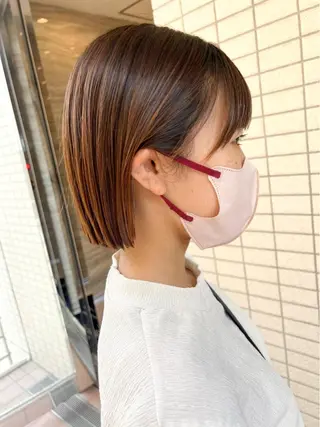 ショート 🎧パーソナルケア/ 透明感カラー/ミユのヘアスタイル