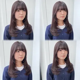 セミロング レイヤーくびれヘア アレンジmanakaのヘアスタイル