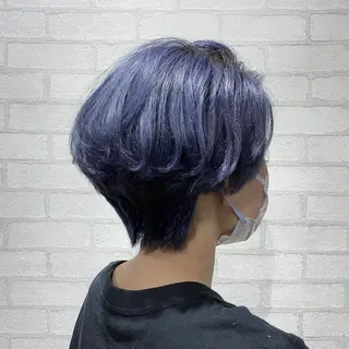 ショート ✨ハイトーン カラー福岡拓也✨のヘアスタイル