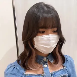 ミディアム ヘアアレンジ カットモデル募集中 ‎🤍AMANE🤍のヘアスタイル