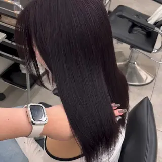 セミロング ☘️艶カラー➕ レイヤー maya☘のヘアスタイル