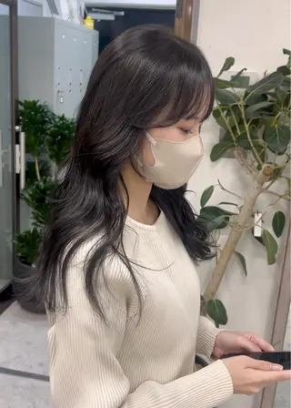 ロング 中川 ほのかのヘアスタイル