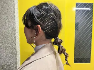 ミディアム ヘアアレンジ MIKOTO/マンツ ーマン/髪質改善🤎のヘアスタイル