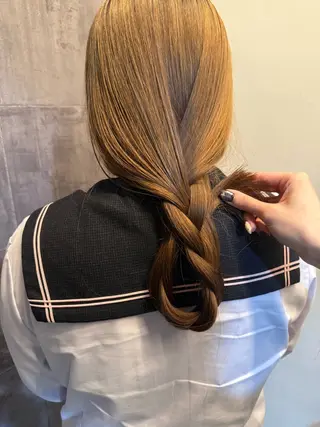 ロング カラー 森国 凜 /広島美容院のヘアスタイル