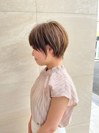 ショート ショート特化 阿部聖のヘアスタイル