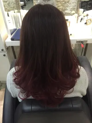 カラー ✨推し活カラー💜 MISAKIのヘアスタイル